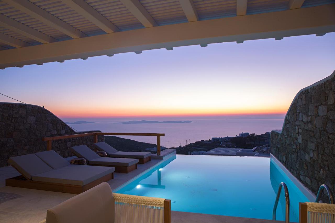 Villa Apollo-Private Pool-Amazing View Mykonos Town Exterior foto